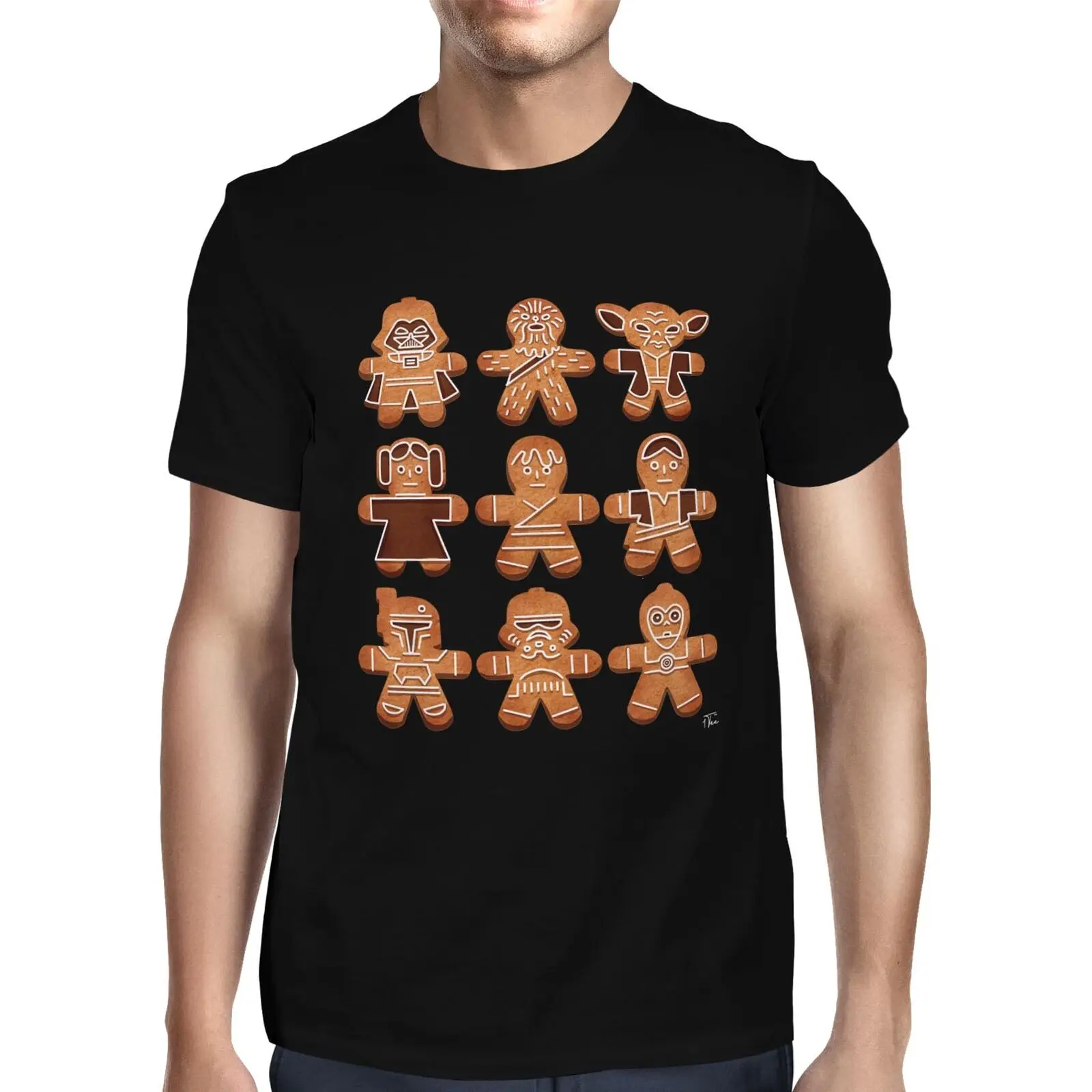 1Tee Mens Gingerbread Wars T-Shirt