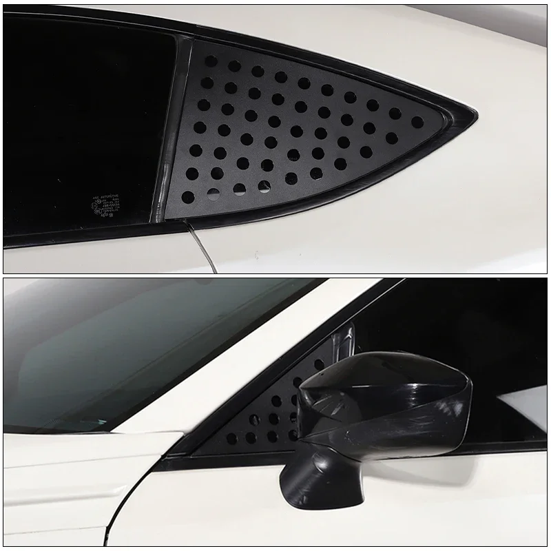 

2 Pcs Aluminum Alloy Car Front Rear Window Triangle Side Glass Protective Panel For Subaru BRZ/Toyota 86 2012-20 Car Accessories