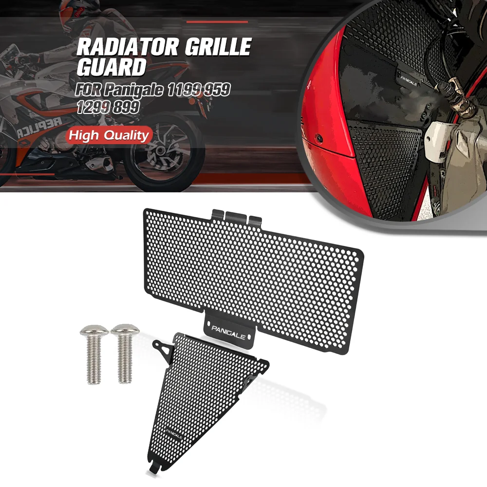 

FOR Ducati Panigale 1199 959 1299 899 2012-2015 Motorcycle CNC Radiator Grille Guard Cooler Cover Panigale 1299/1199/1299 R/S