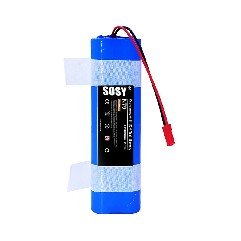 NEW 14.8V 12800mAh Good Quality Battery For ilife V50 V55 V8s V3s Pro V5s Pro V8s X750 Robot Vacuum Cleaner Battery 14.4V