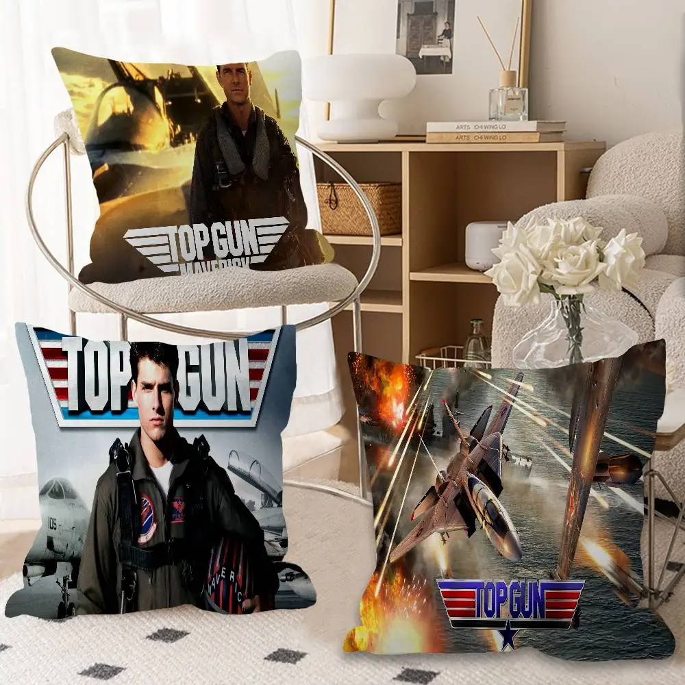 Action Movie Top Gun M-MaverickS Lucky Dragon pillow cover sofa cushion cover home room decoration children gift