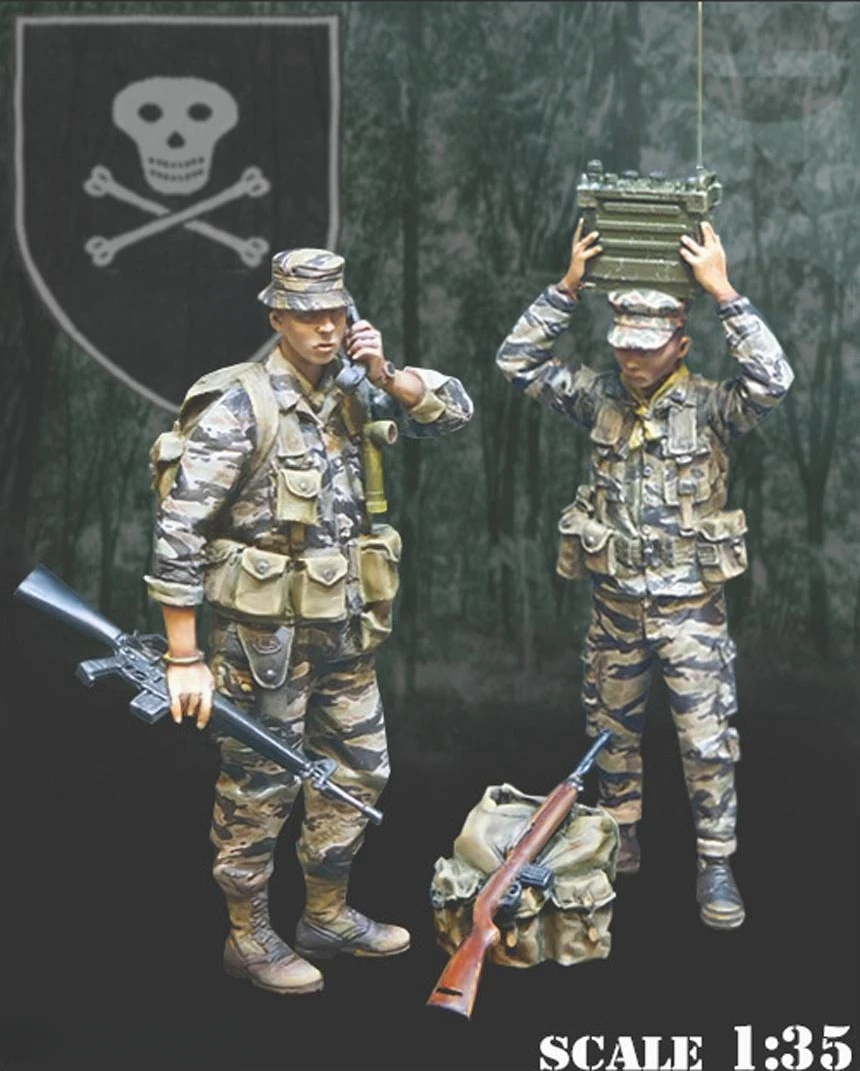 Figurine GK en résine 1/35, kit non assemblé et non peint