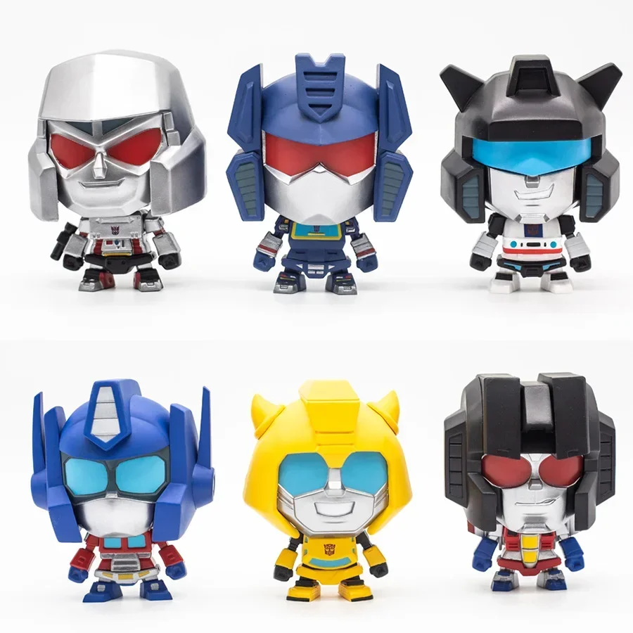 Transformers Action Figure Ornaments Optimus Prime Starscream Megatron Bumblebee Jazz Collection Children Birthday Gifts