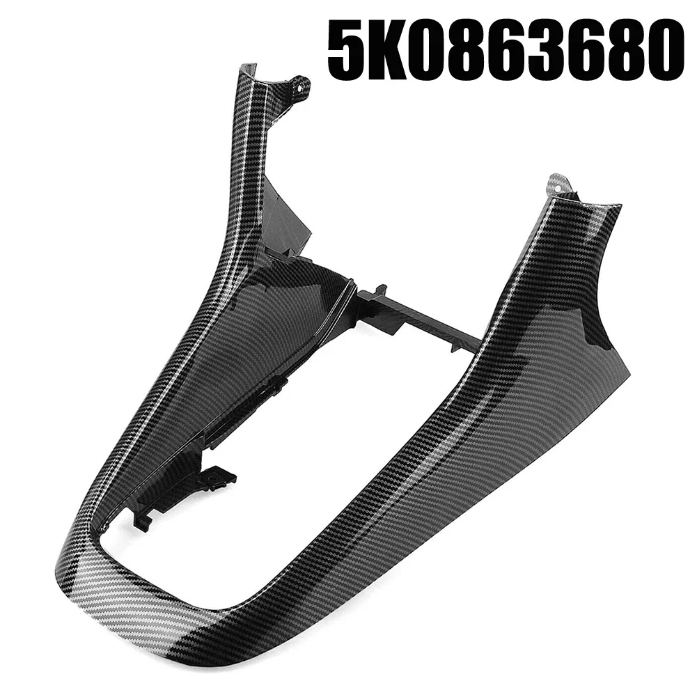 

Carbon Fiber Center Console Frame Trim Shift Panel Cover For Golf 6 MK6 2008-2013 5K0863680 Replace Car Accessories