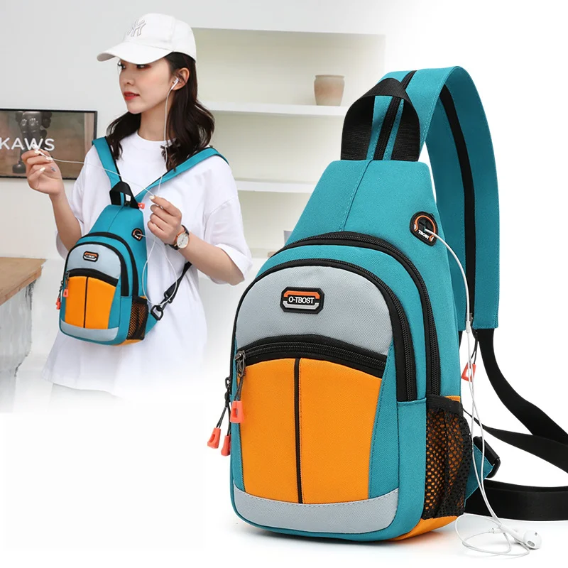 Chest Bag – Unisex  Casual  Versatile  Water-resistant  Durable  Backpack  Single-shoulder  Crossbody  Multifunctional Bag