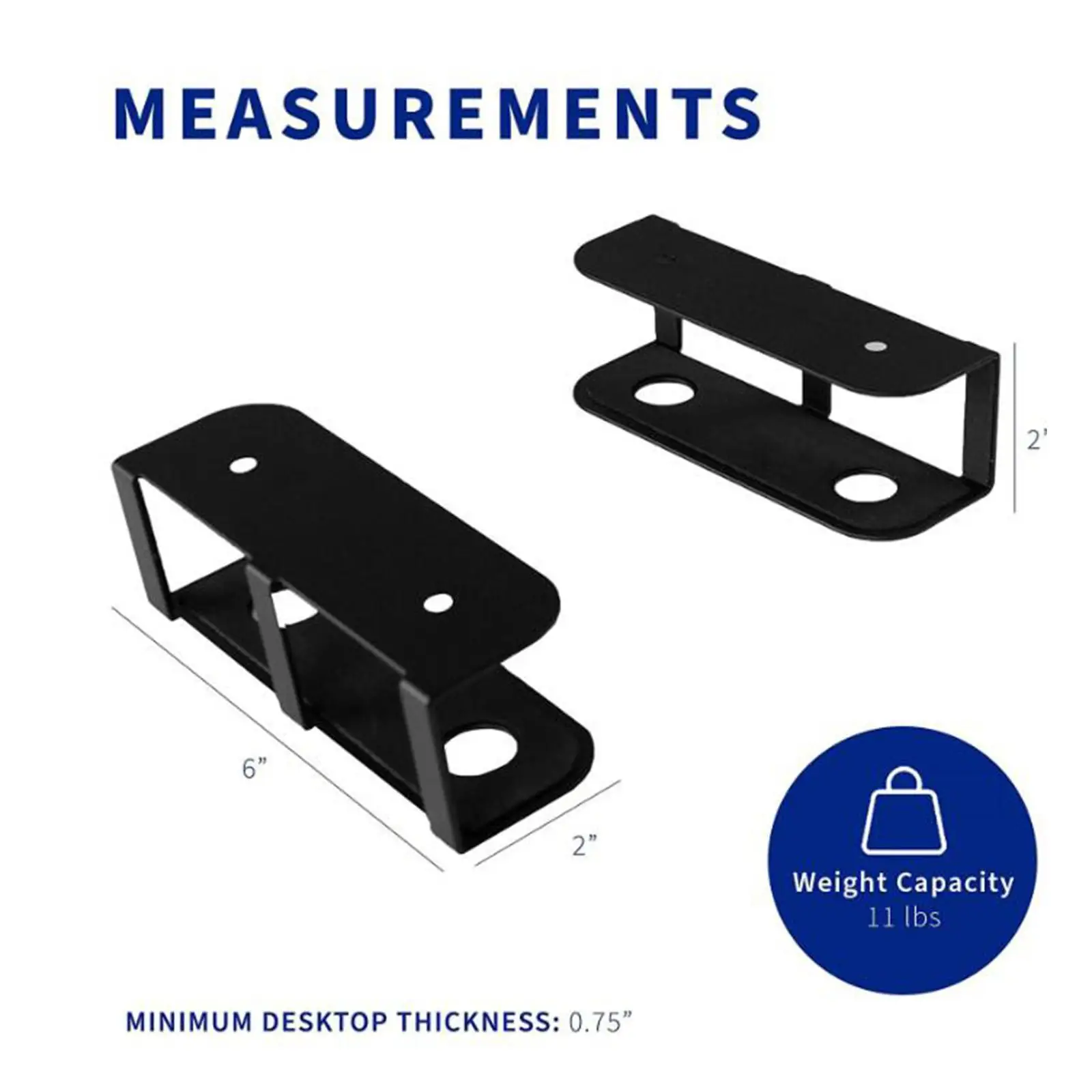 Under Desk Storage Mount for Laptop and Tablet Computer Holder Bracket Steel Plate Anti Slip Shelf for Multimedia Device Desk