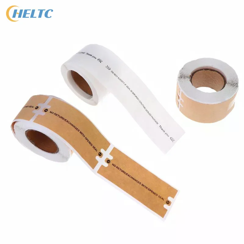 100/150Pcs Tamper-Proof Sealing Stickers Security Labels Sealing Tape Roll Anti Theft Package Seal Tape For Shipping Packaging view 6