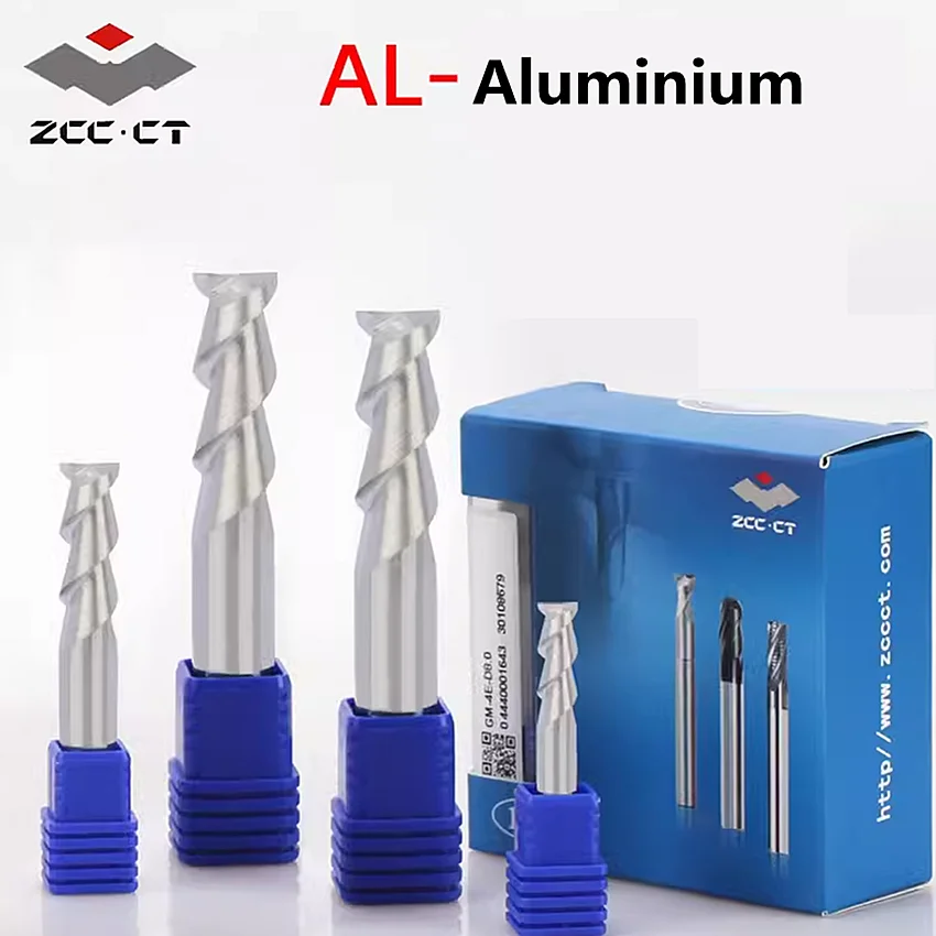 

1pcs AL-2E-D20.0 AL-2E ZCC.CT Solid hard alloy tungsten steel end mill AL-2E-D20.0 Double-edged for aluminum Flat End Mills