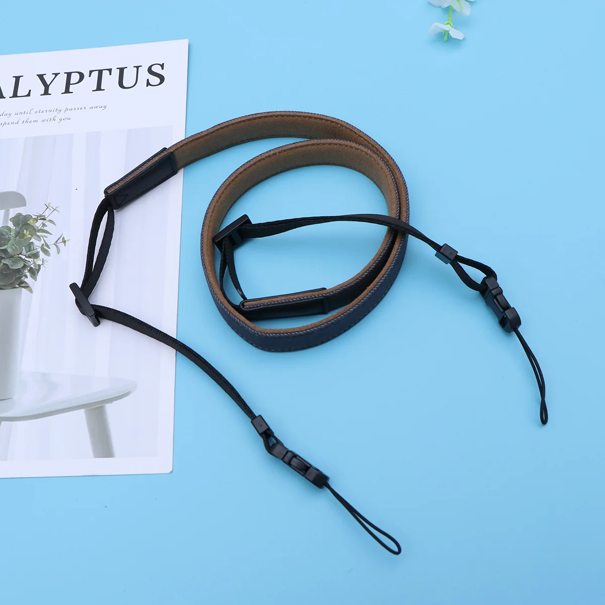 

Dark Grey Camera Strap Shoulder Vintage Narrow Anti Slip Comfortable for Dslr Neutral Micro Single Camera Strap