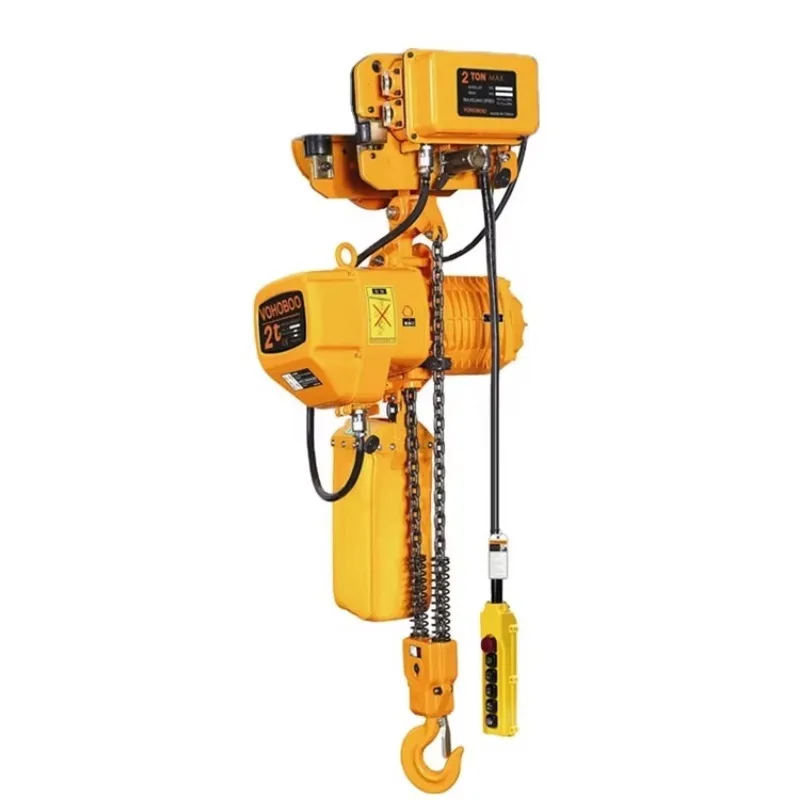 HHBB Electric Chain Hoist Winch Trolley Moveable New Lifting Equipment For Retail Hotels Manufacturing Plant Electric Crane