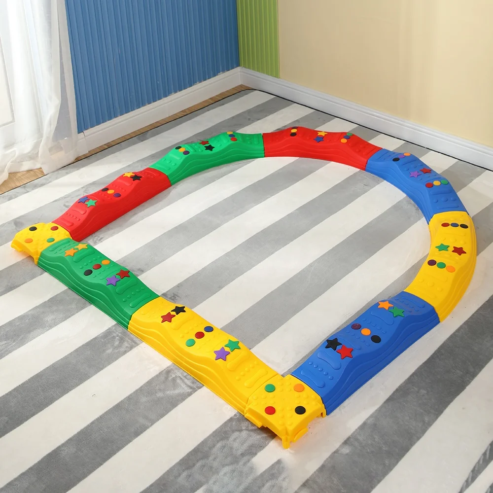

Custom 29pc Children Plastic Balance Blocks Balance Beams Sensory Integration Toy
