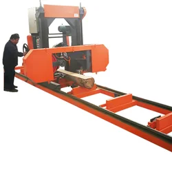 Automatic Working Portable Sawmill Vertical Sawmill For Big Logs Wood Cutting Bandsaw Mills