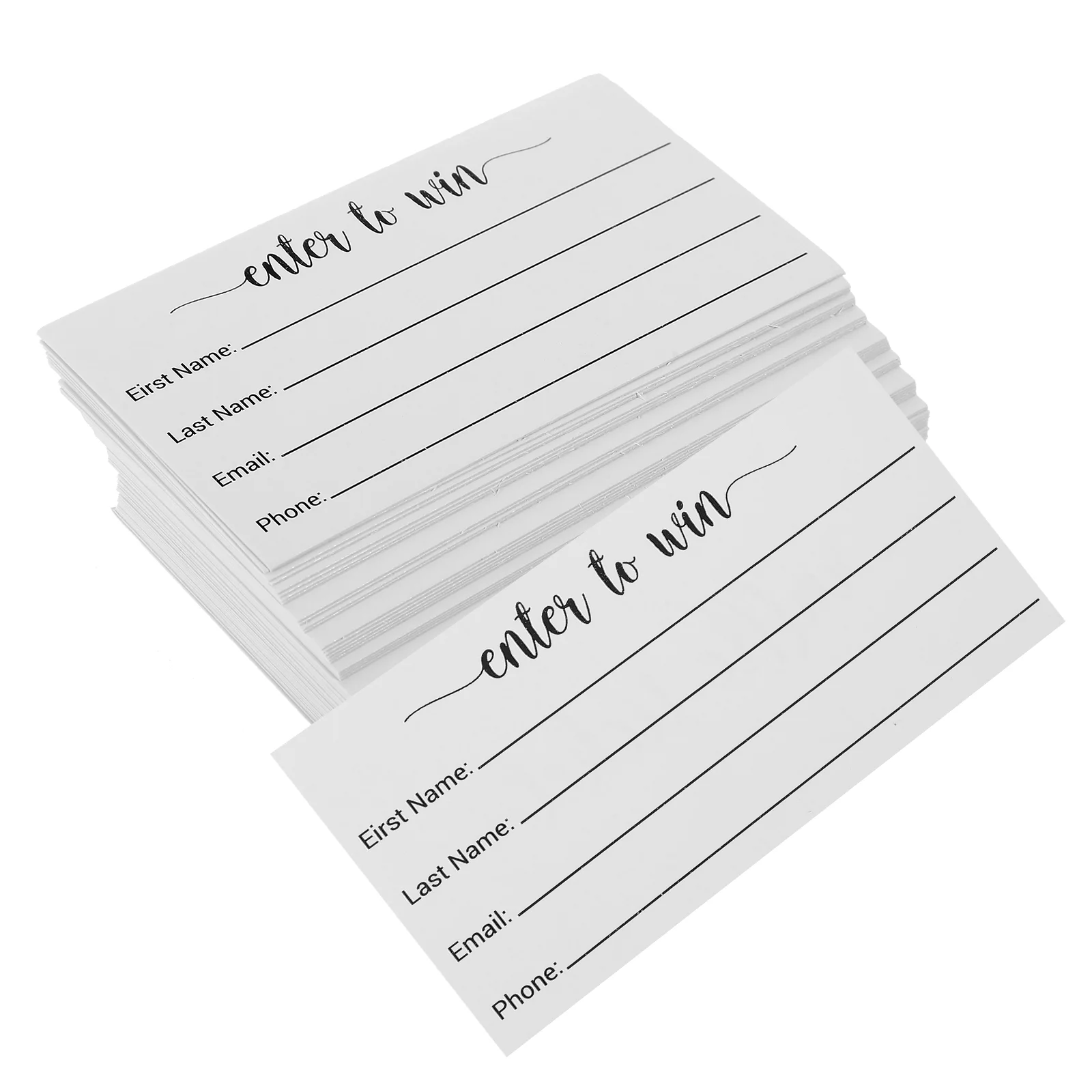 Card Stands Raffle Ticket Blank Cards Party Supply Playing Event Voting Tickets