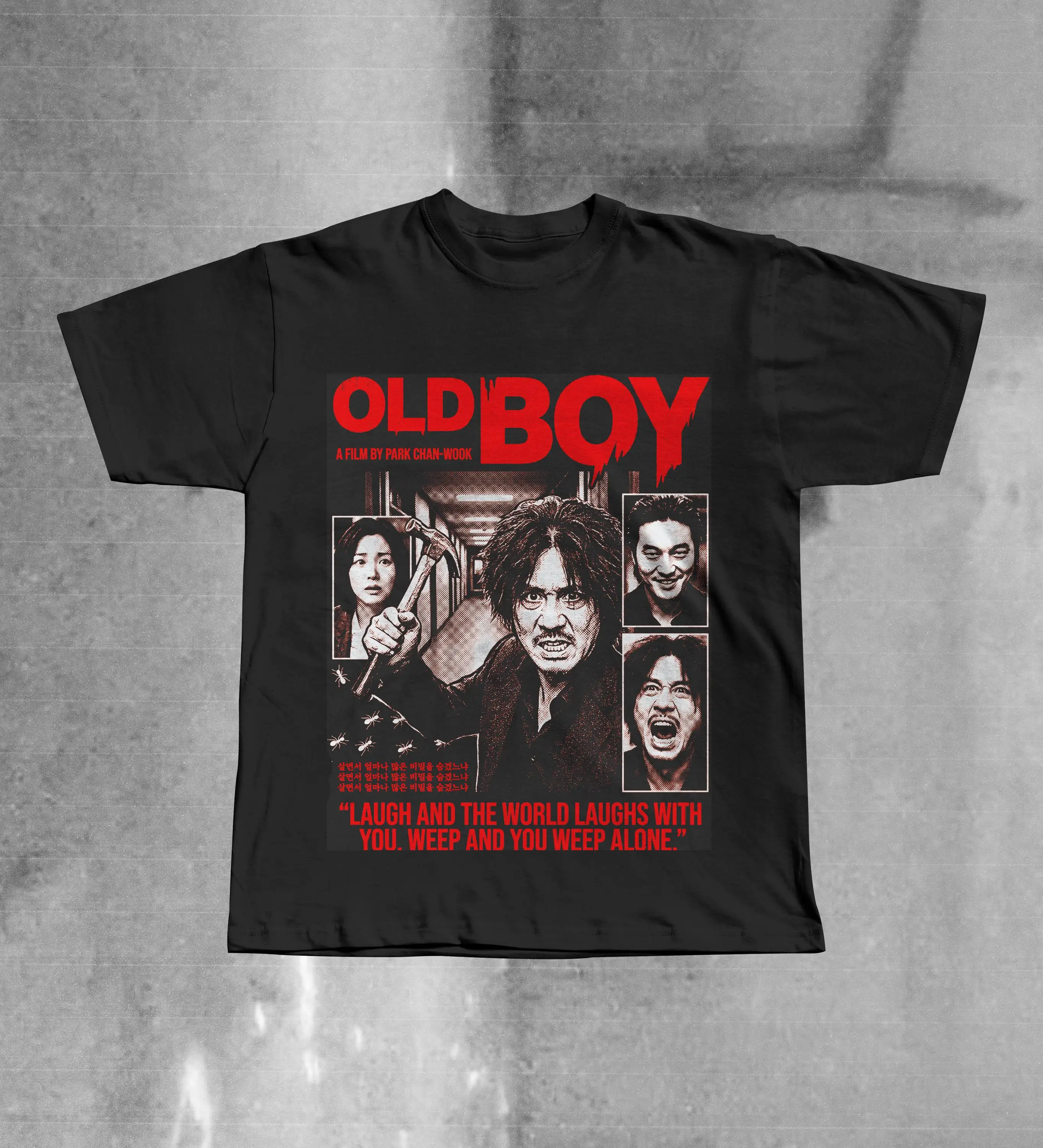 Oldboy Movie Poster T-Shirt | Park Chan-Wook Cult Film Tee