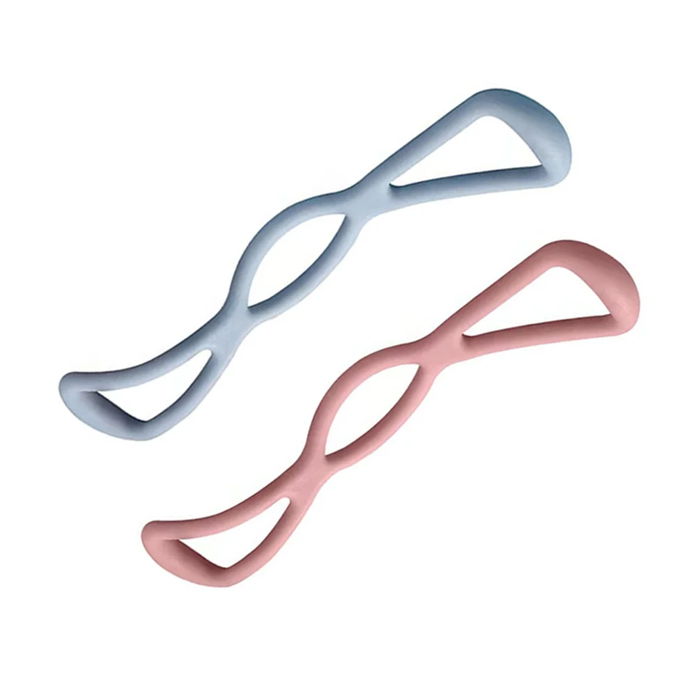 2 PCS Figure 8 Tensioner TPE Fitness Rod Bar Yoga Stick Kit Chest Developer Stretch Straps Exercise Equipment Bands