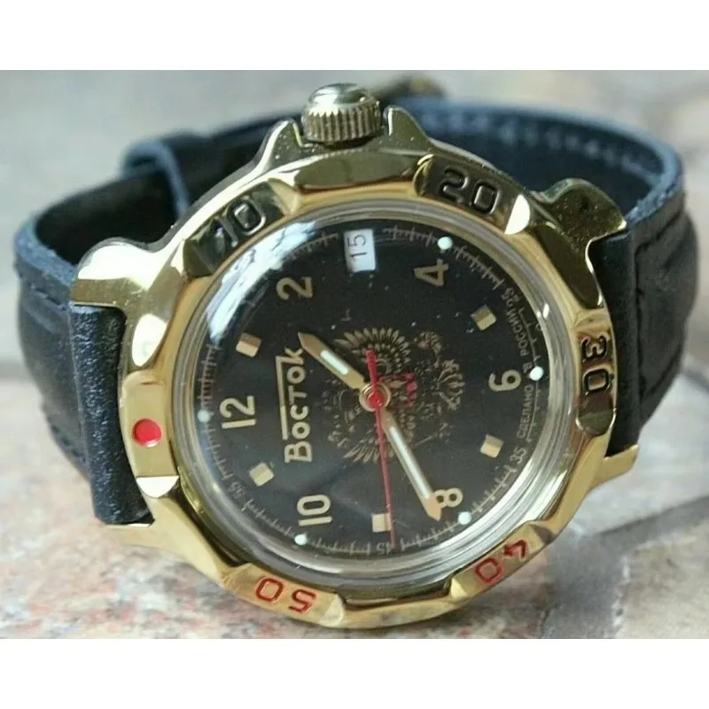 Military watch Russian double-headed eagle commander mechanical watch men's watch waterproof luminous