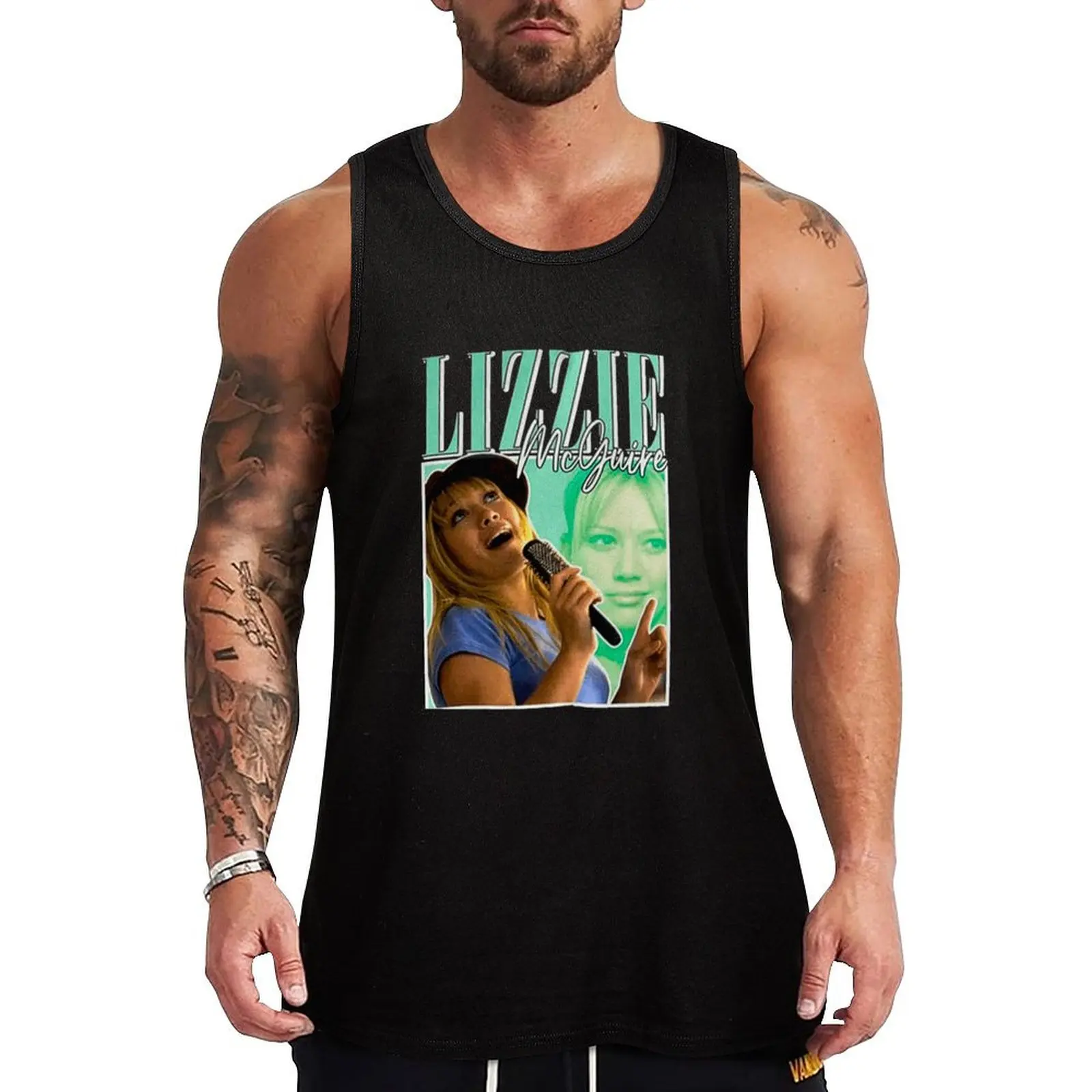 

Lizzie McGuire Tank Top Gym clothes t-shirt for man Men's gym t-shirt