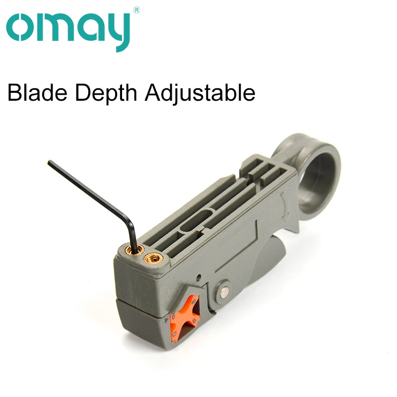 Descascador multifuncional do fio coaxial, descascamento ferramentas, cabo Stripper, RG58, RG59, RG6