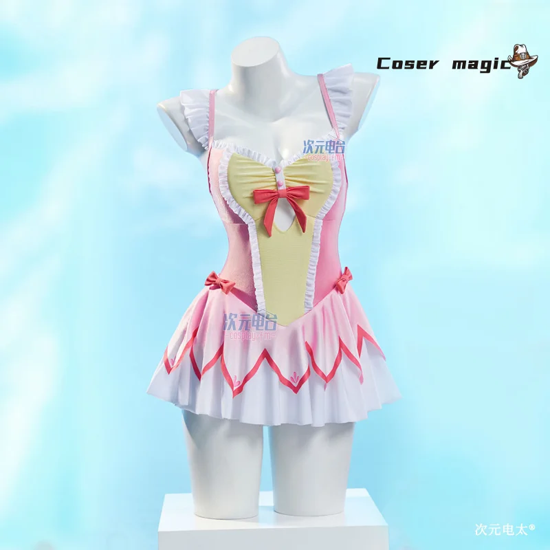 

Anime Puella Magi Madoka Magica Kaname Madoka Cosplay swimwea Uniform Halloween Carnival Party Christmas Play Role swimwear