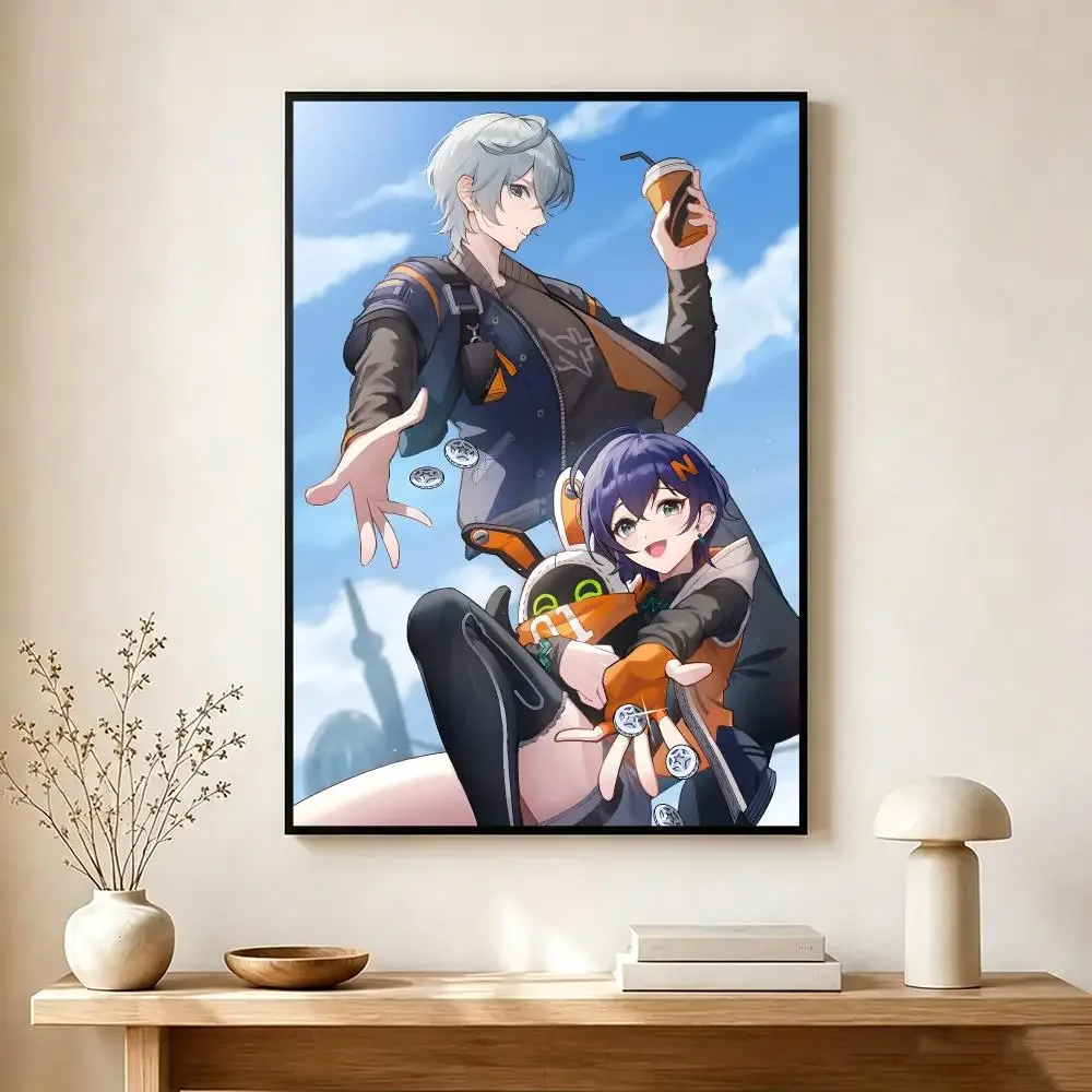 Game Action Z‑Zenless Zone Zero Poster Wall Art Print Decorative Mural Home Decor Gift Unframed