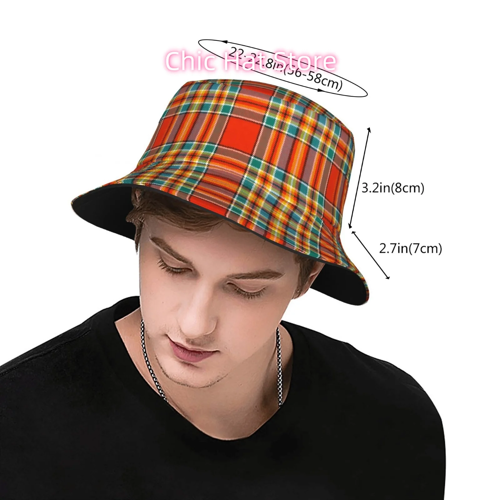 This Multicolored Festival Bucket Hat, Designed for Both Men And Women, Is Fully Printed And Ideal for Outdoor Use. It'S a Styli