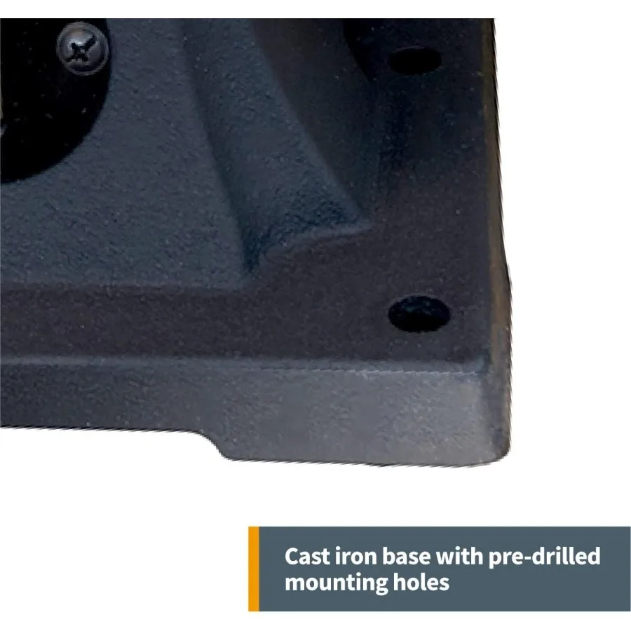 6인치 벤치 버퍼 보석 광택기(4개의 80겹 두꺼운 광택 휠 포함) - 광택 작업에 이상적인 벤치탑 광택기