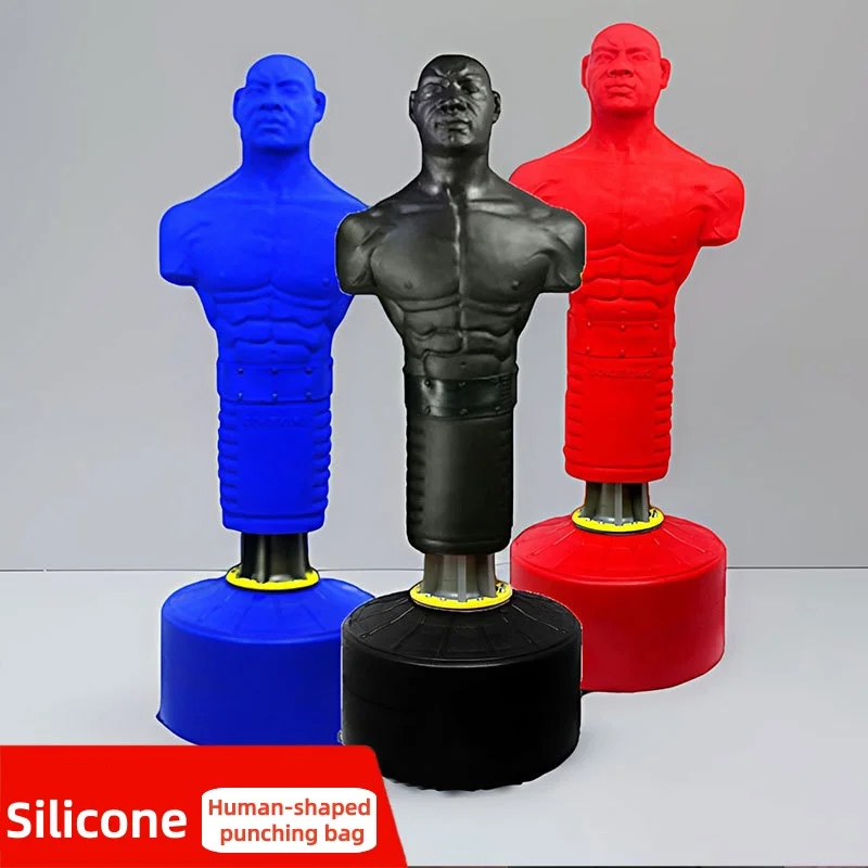 Dummy Punching Bag Silicone Boxing Rubber Dummy Taekwondo Fighting Adult Standing Household Punching Bag for MMA UFC Customized