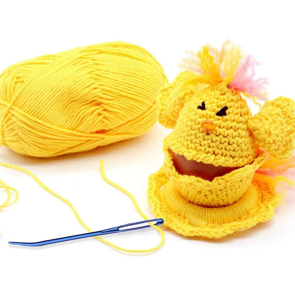 Aiguille à fil BAAJ-8PCS, aiguille à tisser, aiguille à tapisserie, aiguilles courbées pour Crochet, aiguilles à repriser à grands yeux pour tricoter au Crochet