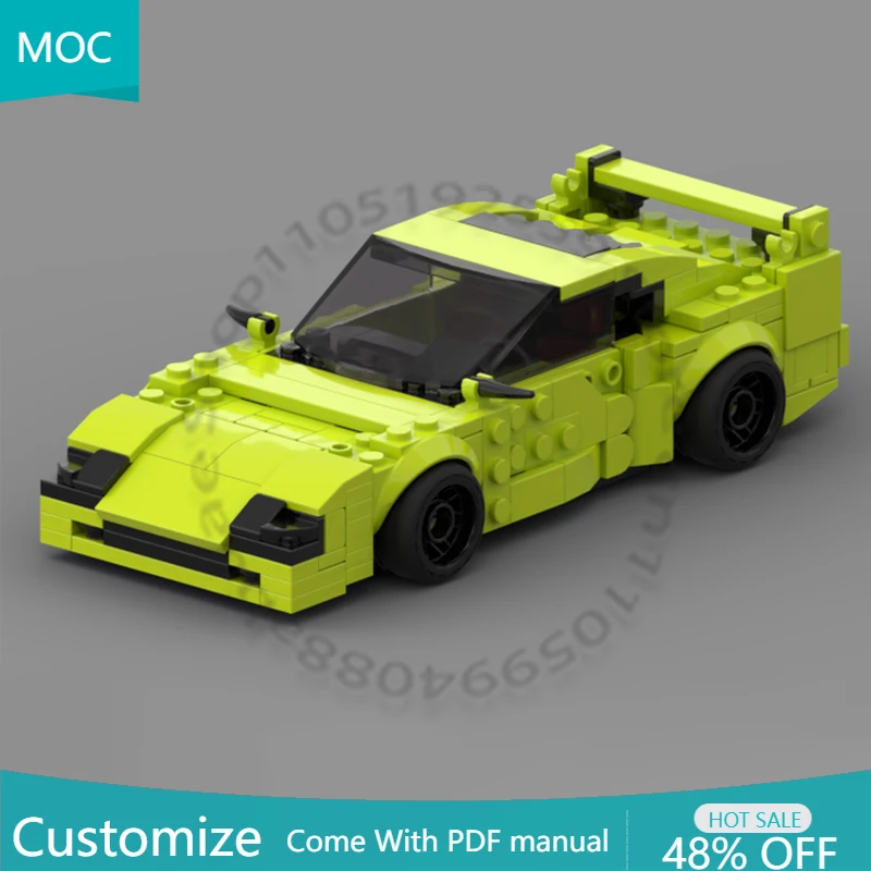 

301 PCS Build Your Dream Car F40 (77237 alt) MOC Customize Modular Building Block Simple Model Creative DIY Festival Toy Gift