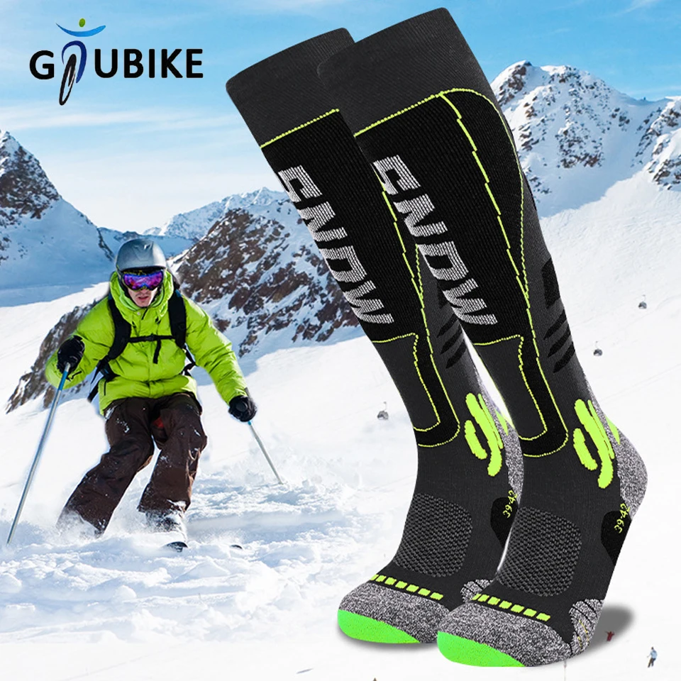 Thermal Sock Winter - GTUBIKE High Quality Merino Wool Knee