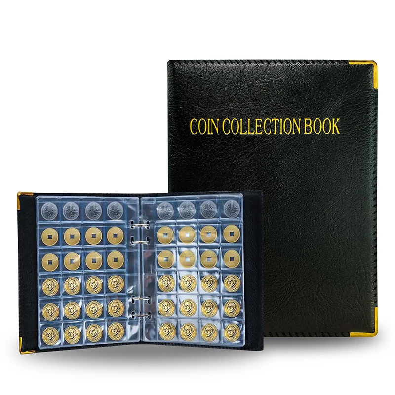 Coin Storage Coin Collection Album 360 Pockets Small Badges Money Organizer Storage Bags For U.S.Pennies Dimes Nickels Quarters