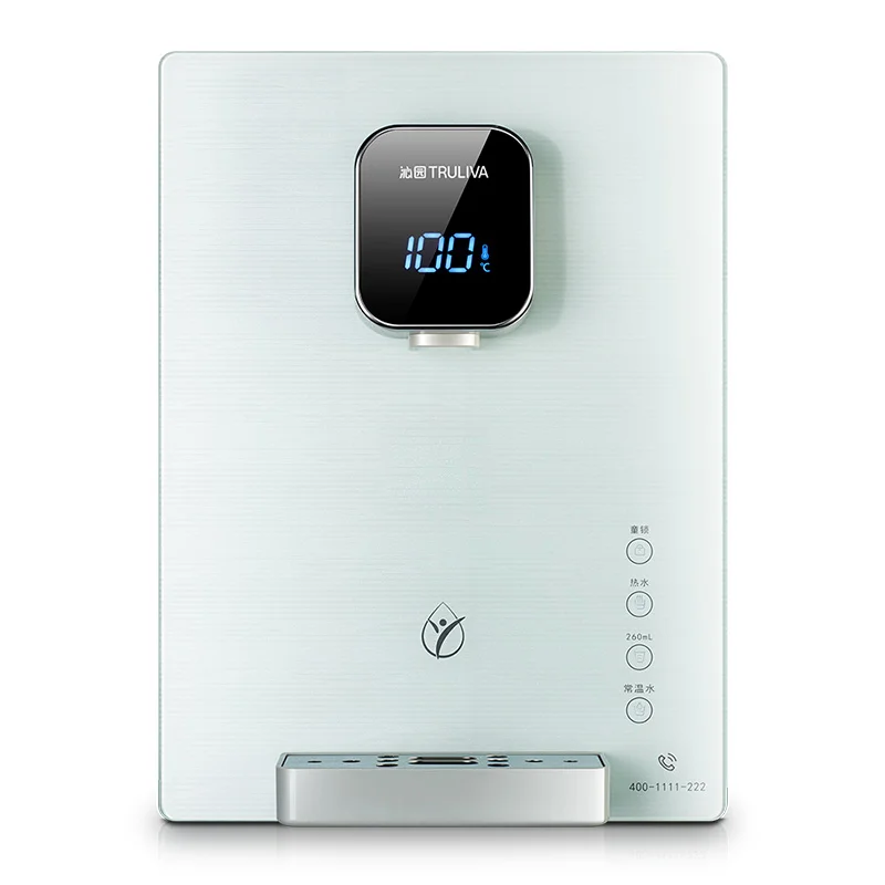 TRULIVA 580 Wall-Mounted Pipeline Machine, Tankless Instant Heat, All-in-One Heating & Direct Drink for Home Kitchen