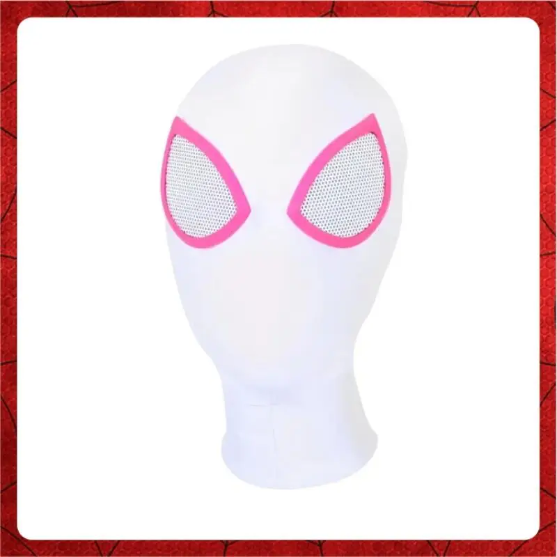Spiderman Mask Full Face Cover Miles Morales Gwen Stacy Iron Spider-Man Cosplay Costume Mask Prop for Halloween Kid Adult Gift