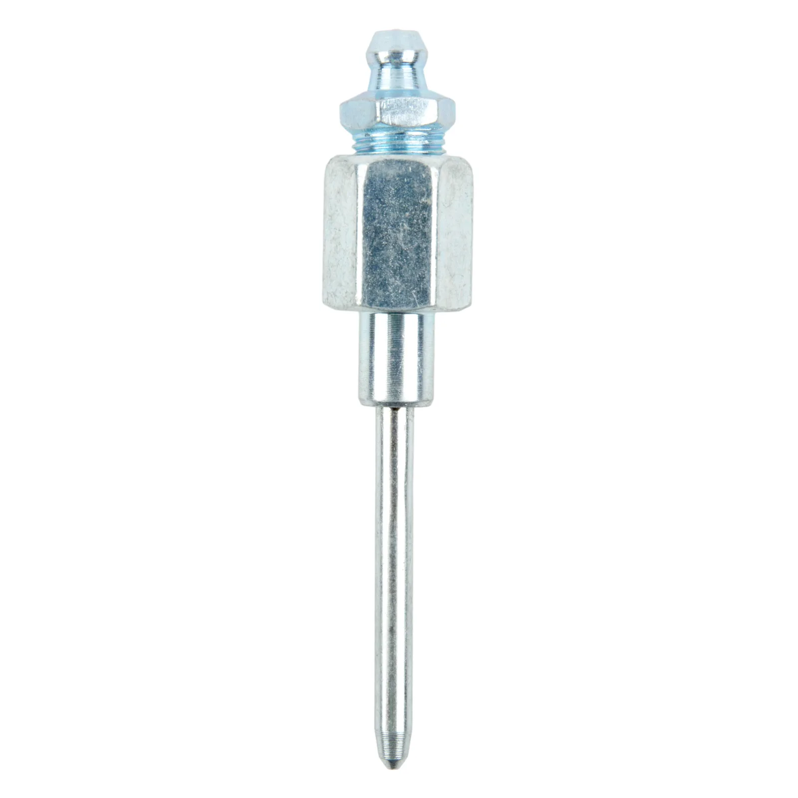 Accesorio de aguja de engrase de alta calidad, adaptador de aguja de engrase plateada, inyector de grasa de acero de alta velocidad, herramientas de aire