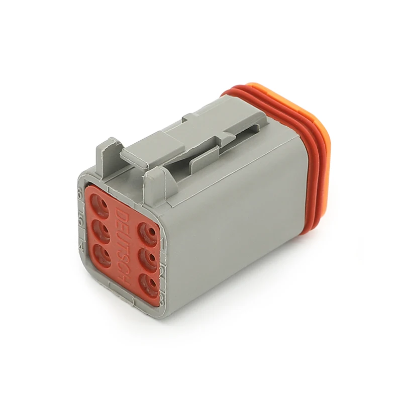 DT06-6S steckbarer wasserdichter Autostecker 6-poliger Deutsch authentischer Anschluss 1062-16-0122 weiblicher Kopf