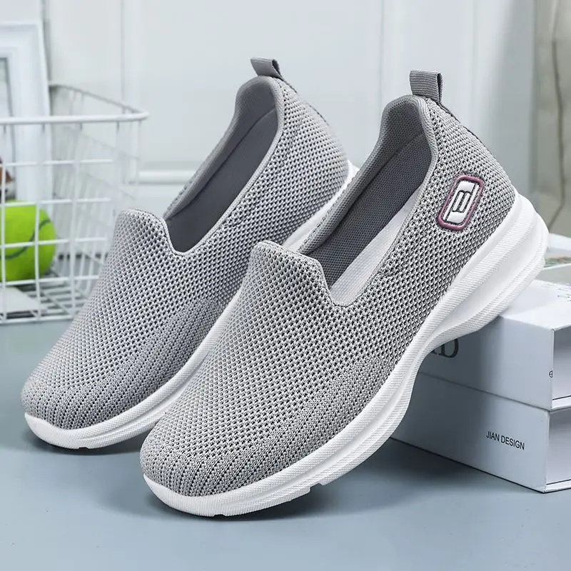 Bahar kadın loafer\'lar rahat kadın ayakkabı üzerinde Sip bale daireler çorap Sneakers tenis Zapatilas Mujer kadınlar rahat ayakkabılar