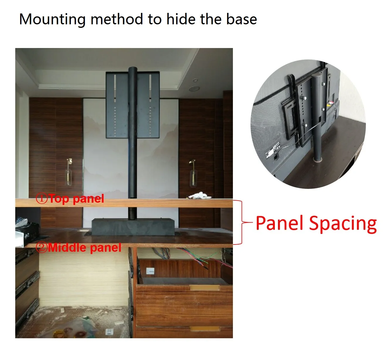 Woonkamer Verdeler Moderne 360 Graden Roterende Tv Stand Lcd Tv Muur Mount Tafel Tv Beugel