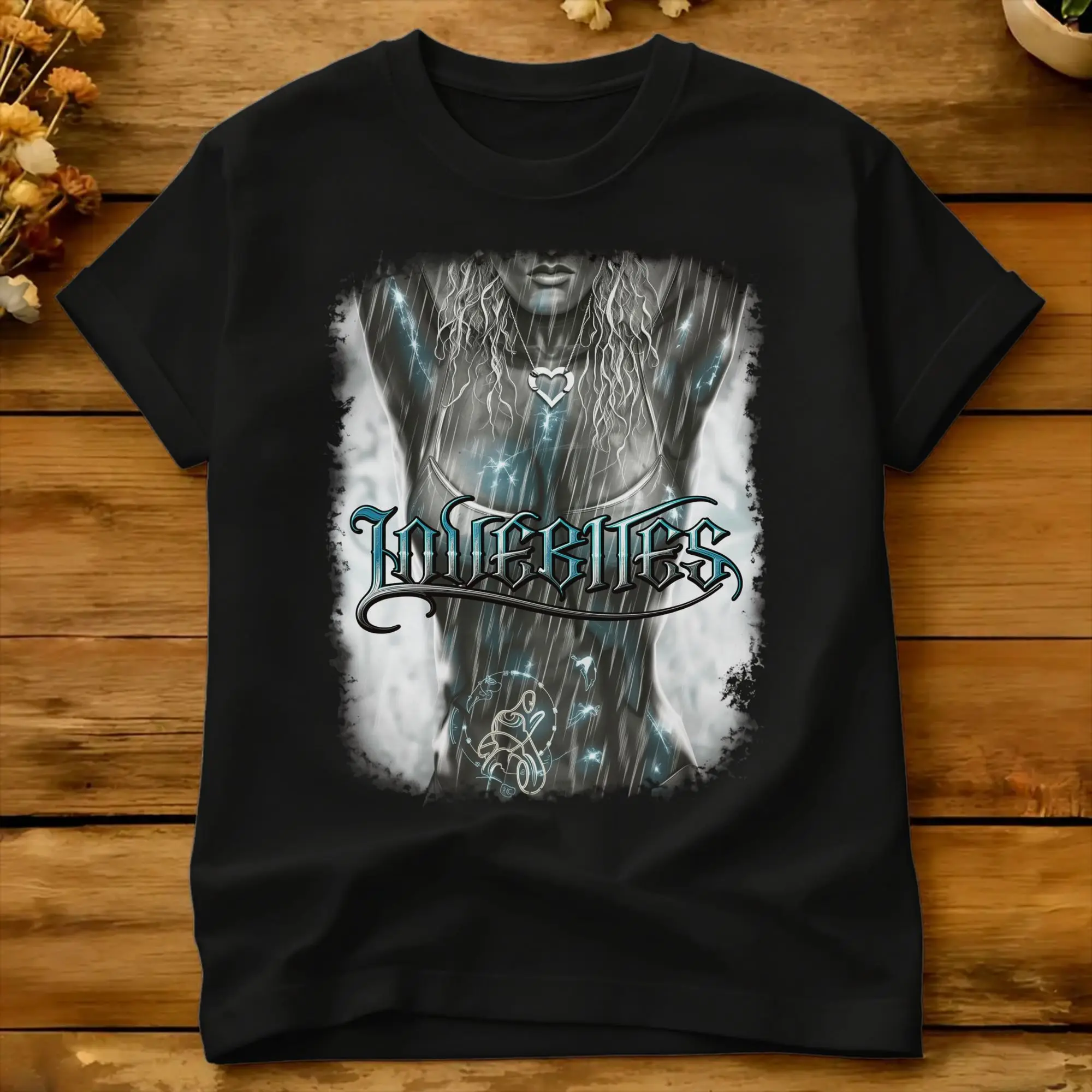Lovebites Outstanding Power T-Shirt T-shirts d'été 100% coton pour hommes T-shirt ample à manches courtes Y2K Vêtements décontractés