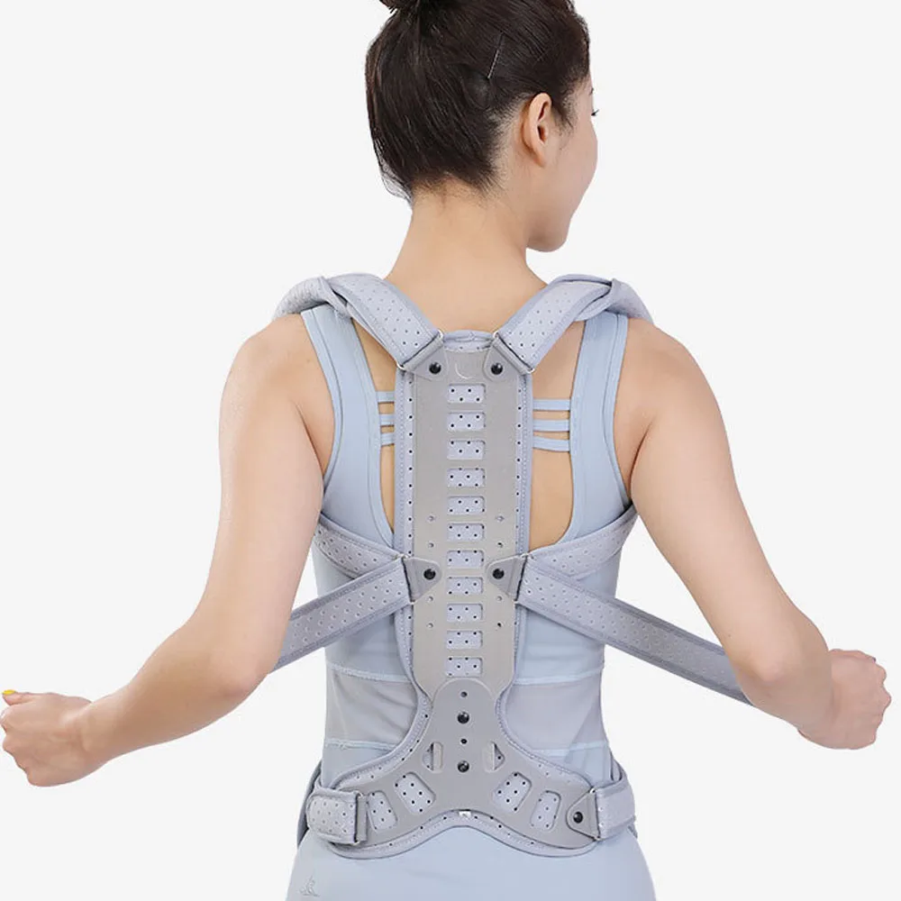

Регулируемый корректор осанки, металлический выпрямитель для спины, подтяжка для мужчин и женщин, облегчение боли в спине, шее, плечах, коррекция горбуна