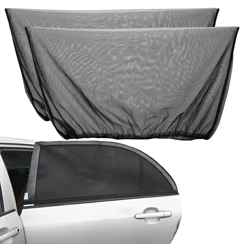 Auto Sonnenschutz Vorhänge Universal Seite Fenster Shades SUV Vorhänge Schutz Repellent Moskito Mesh Net Sonnenschirm Auto Zubehör