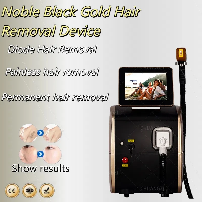 

The latest laser hair removal beauty instrument three wavelength diode laser painless permanent hair removal beauty instrument