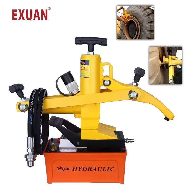 Forklift Tire Tyre Picker Pneumatic Portable Tire Press Pneumatic Hydraulic Car Auxiliary Arm Tire Scraping Machine Tire Changer