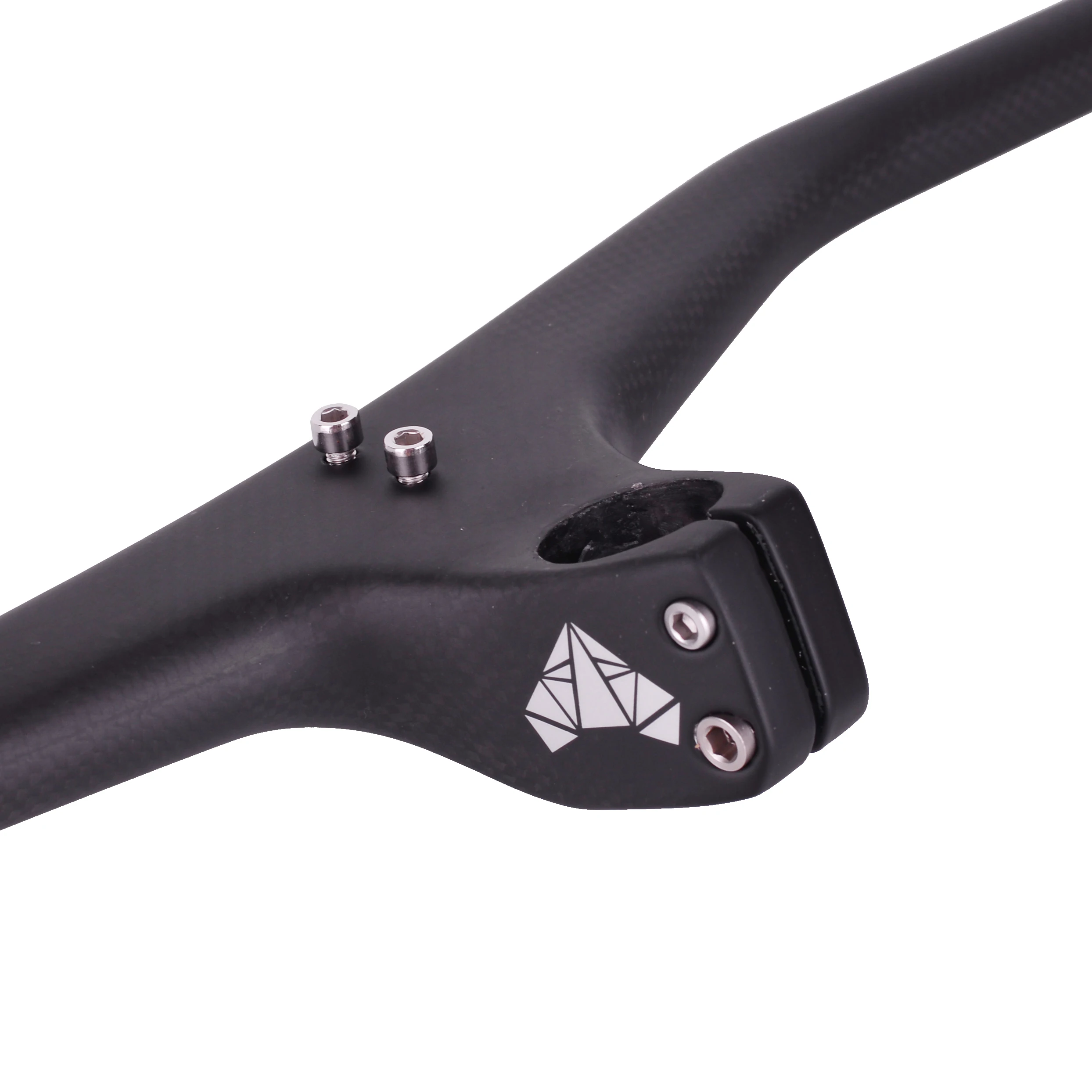 TRIFOX MTB Carbon Integrated Handlebar RHB200 T800 Carbon Fiber Stem Length 80/90/100/110mm Diameter for Fork TubeΦ28.6mm 270g