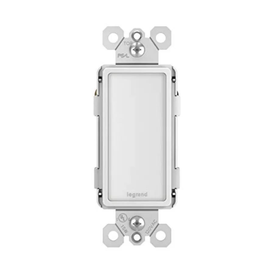 

Radiant Full Adjustable LED Night Light Outlet, Hallway Stair Night Light with Louver, Power Outage Light, NTLFULLWCC6, White
