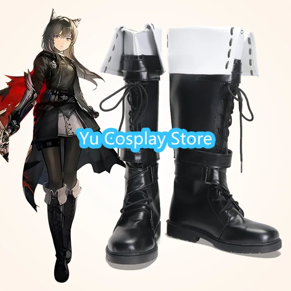 Yu Cosplay Store Arknights Texas The Omertosa Scarpe Cosplay Anime Scarpe Cosplay Stivali Costumi di Halloween Puntelli
