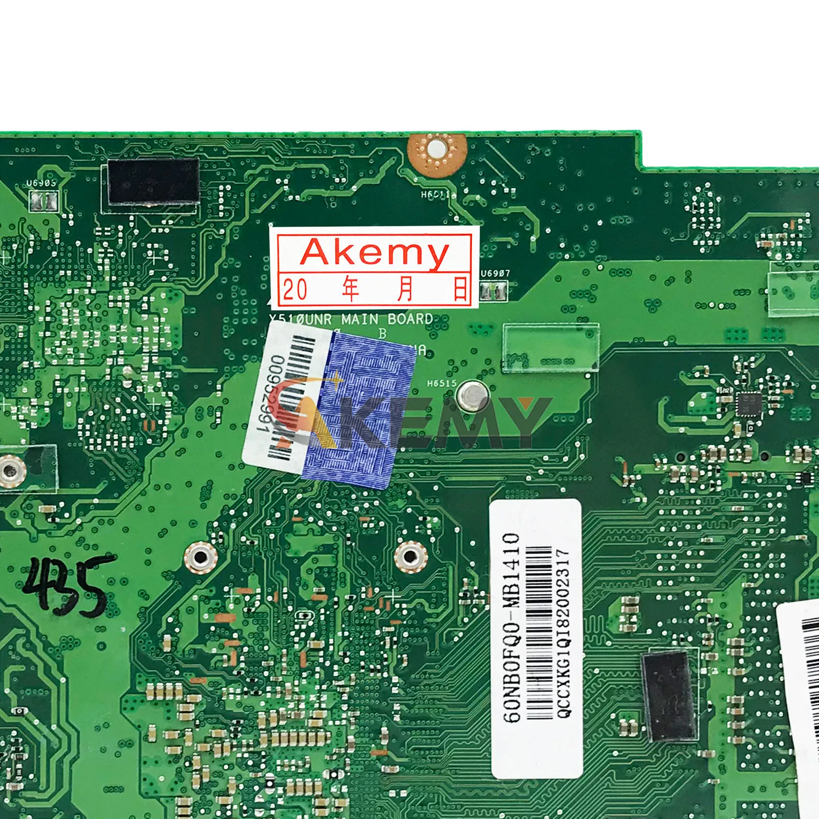 X510UN carte mère d'ordinateur portable pour ASUS X510UA X510UNO X510UQ X510UNR X510URR X510U X510UR S510U X510UQR A510U carte mère I3 I5 I7 CPU