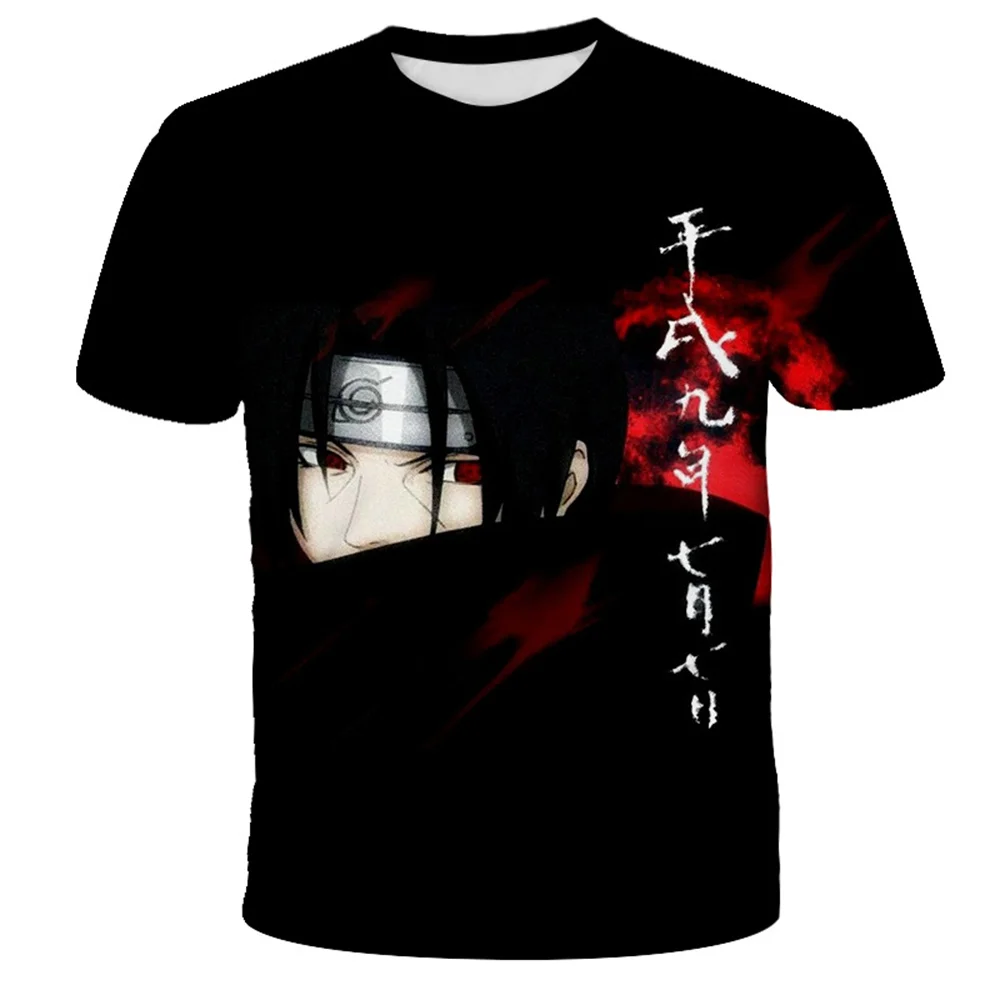 Kids Japan Anime Naruto Tshirt Summer Fashion Children Print Tshirt Cartoon Game Short Sleeve T Shirt Kids Clothes Streetwear