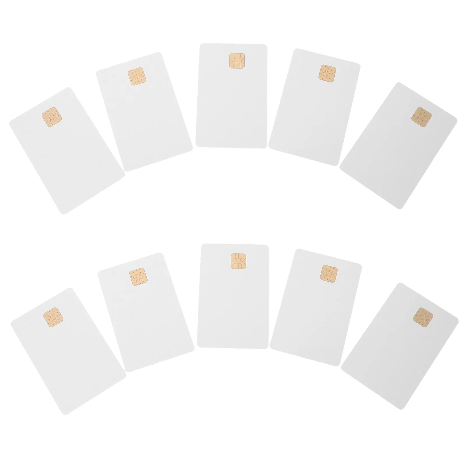 10Pcs Ic Cards PVC Blank Intelligent Card Access Control System Key Card High Memory Capacity Splashproof