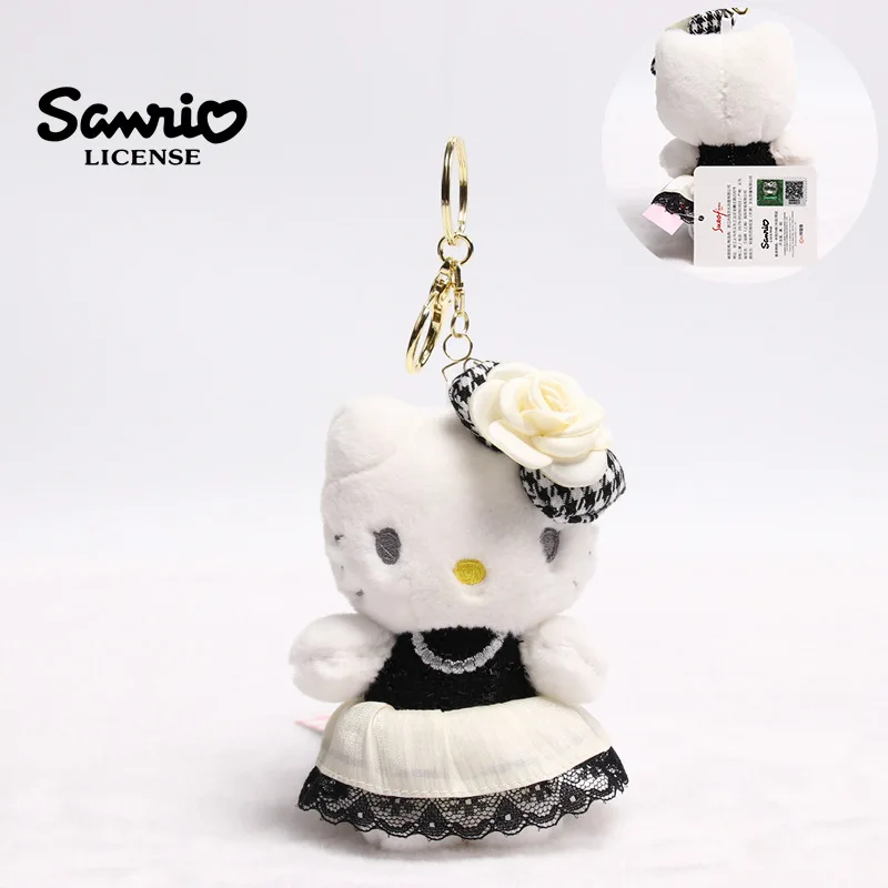 سانريو الكلاسيكية Kawaii القطيفة دمية مرحبا ميلودي المفاتيح حقيبة الظهر قلادة سوبر لينة الكرتون الأطفال مهرجان هدية