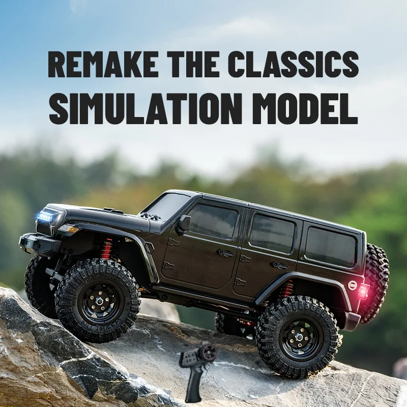 

Гидравлический амортизирующий 4WD RC автомобильный игрушечный автомобиль в масштабе 1:18, профессиональный внедорожный автомобиль с дистанционным управлением, металлический приводной вал, металлическая ступица колеса